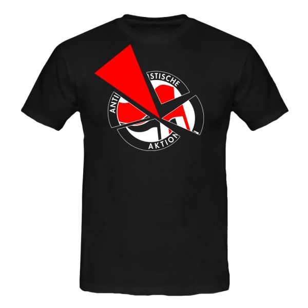 Anti-Antifa Actioncrew T-Shirt schwarz