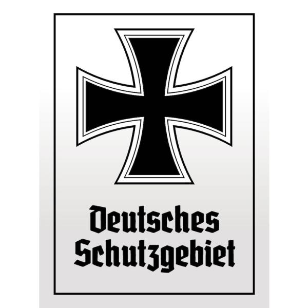 Blechschild - EK D Schutzgebiet