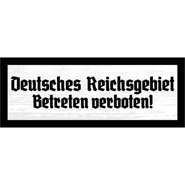 Blechschild - Reichsgebiet2