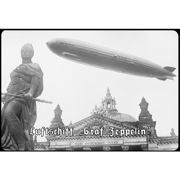 Blechschild - Graf Zeppelin - historisch