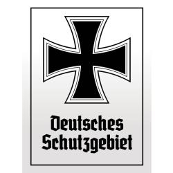 Blechschild - EK D Schutzgebiet