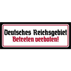 Blechschild - Reichsgebiet10