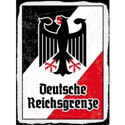 Blechschild - Adler D. Reichsgrenze