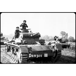 Blechschild - Panzer III - historisch
