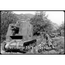 Blechschild - Panzer I - historisch