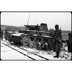 Blechschild - Panzer IV - historisch