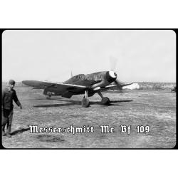 Blechschild - BF 109 - historisch