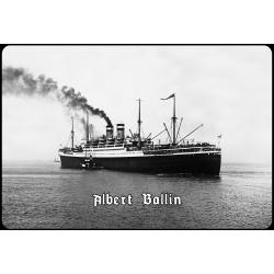 Blechschild - Albert Ballin - historisch