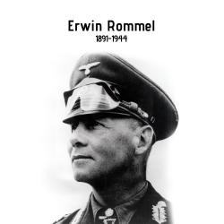 Blechschild - Rommel - historisch