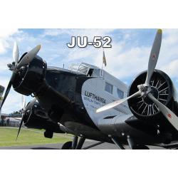 Blechschild - Ju-52 - historisch