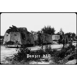 Blechschild - Panzer 1WK - historisch