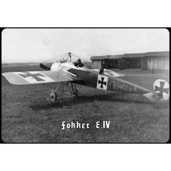 Blechschild - Fokker - historisch