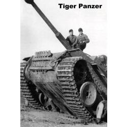 Blechschild - Tiger - historisch